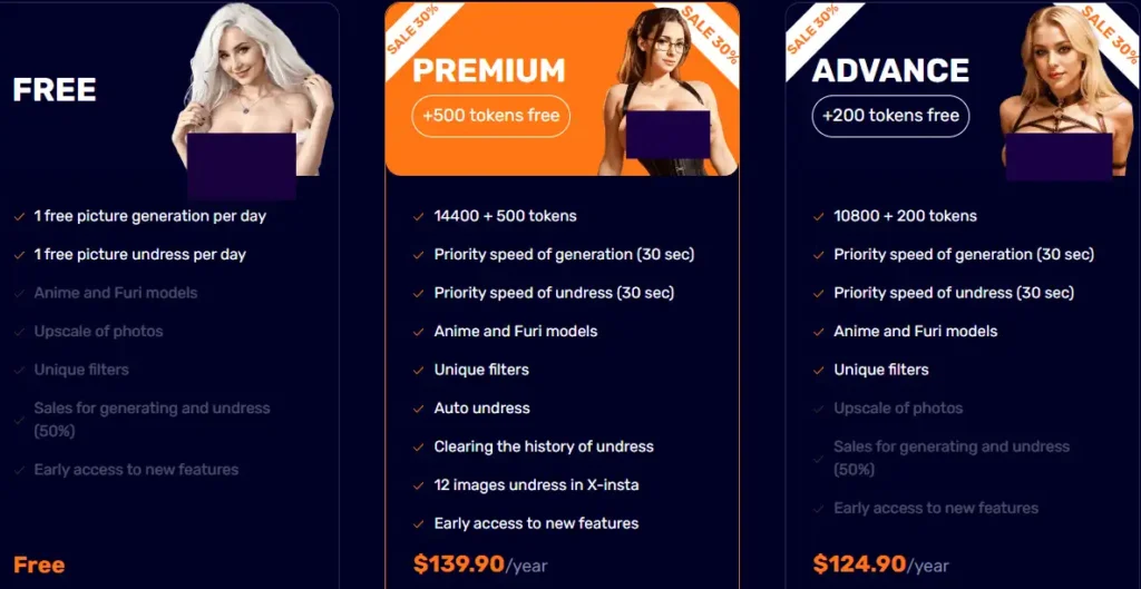 X-pictures.io Pricing Plans